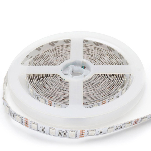 Светодиодная влагозащищенная лента Apeyron 14,4W/m 60LED/m 5050SMD разноцветная 5M 00-75 Светодиодная влагозащищенная лента Apeyron 14,4W/m 60LED/m 5050SMD разноцветная 5M 00-75