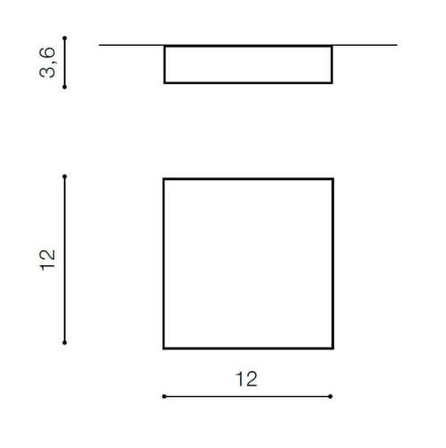 Накладной светильник Azzardo Falco 12 4000K AZ2783
