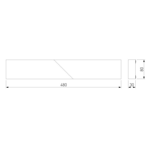 Настенный светодиодный светильник Elektrostandard Snip 40107/LED темно-серый a055430