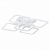 Потолочная светодиодная люстра Evoluce Serenity SLE900102-05