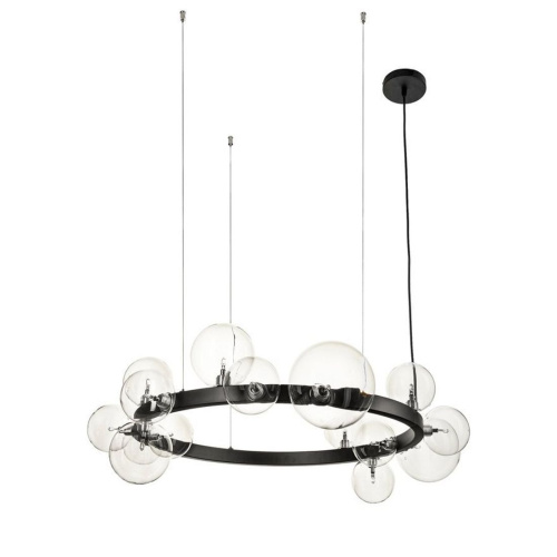 Люстра 8828P/S black/clear