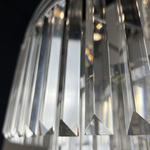 Люстра Rh 1920S Odeon Clear Glass Fringe Chandelier D80 Chrome By Imperiumloft