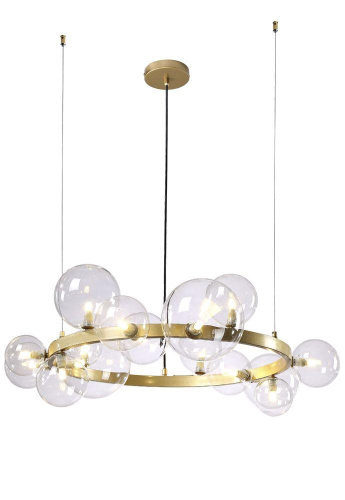 Подвесная люстра Crystal Lux Agata SP15 V2 Gold/Transparente Подвесная люстра Crystal Lux Agata SP15 V2 Gold/Transparente