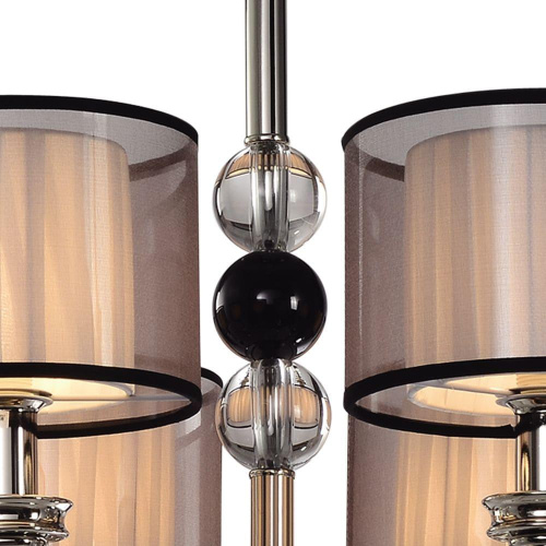 Подвесная люстра Lumien Hall Монелья LH1054/8H-NK-WT Подвесная люстра Lumien Hall Монелья LH1054/8H-NK-WT