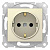 Розетка Schneider Electric Sedna с з/к со шторками 16A 250V SDN3001747