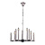 Подвесная люстра Elvan LU-39446/10-E14-SiBl