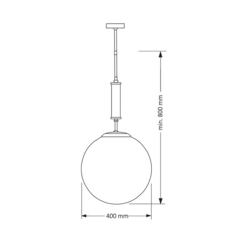 Подвесной светильник Kutek Mood Artu Glass ART-ZW-1 (Z) G400
