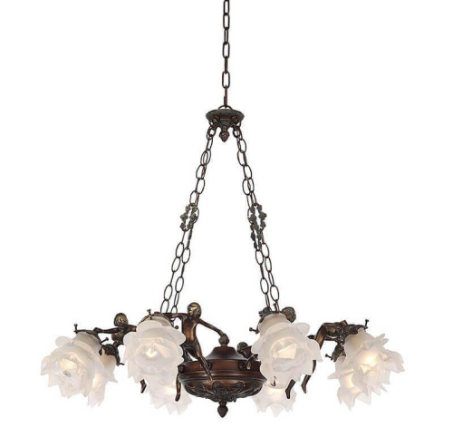 Подвесная люстра Lumien Hall Эльза H17050/8PCRG Подвесная люстра Lumien Hall Эльза H17050/8PCRG