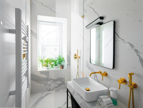 Настенный светодиодный светильник Kanlux ASTIM IP44 12W-NW-B 34933