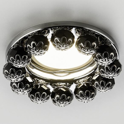 Встраиваемый светильник Ambrella light Ceiling K203 BK/CH