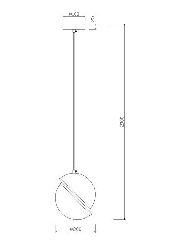 Подвесной светильник Freya FR5181PL-01CH Подвесной светильник Freya FR5181PL-01CH