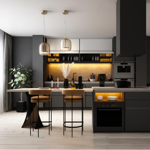 Подвесной светодиодный светильник Maytoni Madmen MOD128PL-L6AM