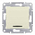 Переключатель одноклавишный с синей подсветкой Schneider Electric Sedna 16A 250V SDN1500247