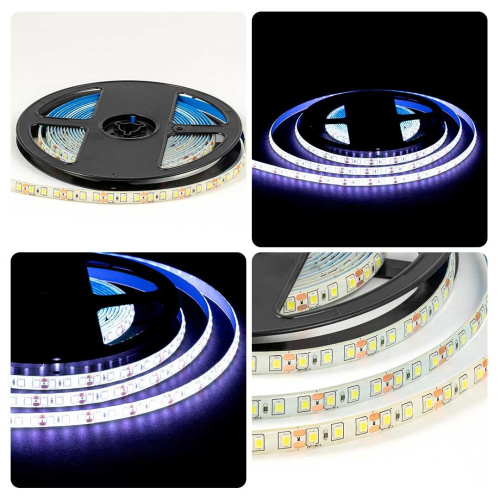 Светодиодная лента OGM 9,6W/m 120LED/m 2835SMD холодный белый 5M LSE-261