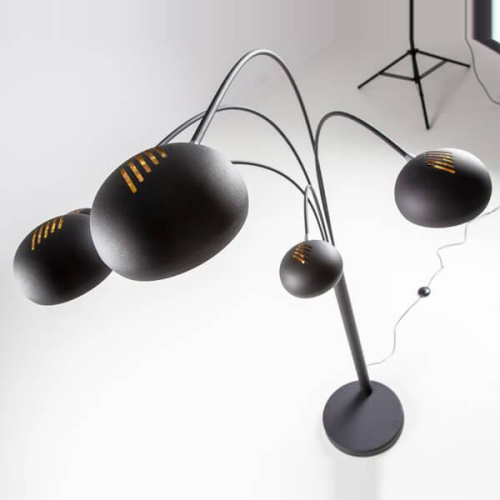 Торшер Zumaline Branca TS-5805-BKGO