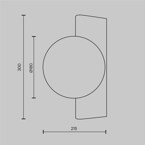 Бра Maytoni Avant-garde MOD324WL-01B Бра Maytoni Avant-garde MOD324WL-01B