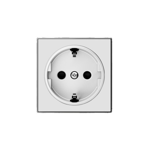Накладка для розетки SCHUKO, серия SKY, цвет стекло белое Накладка для розетки SCHUKO, серия SKY, цвет стекло белое