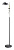 Торшер Arte Lamp Zetta A7055PN-1BK
