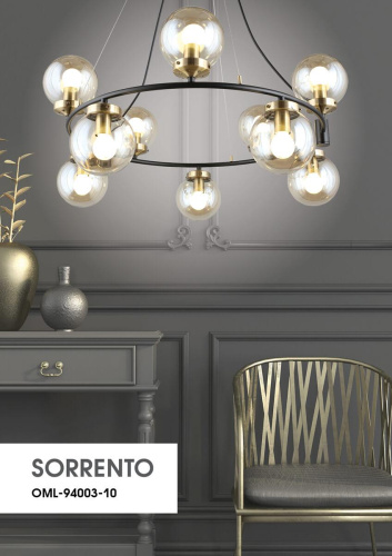 Подвесная люстра Omnilux Sorrento OML-94003-10 Подвесная люстра Omnilux Sorrento OML-94003-10