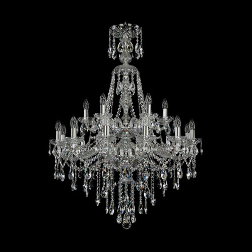 Подвесная люстра Bohemia Ivele 1415/12+6/300/XL-114/2d/Ni