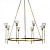 Люстра Torche De Verre 8 gold