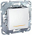 Выключатель одноклавишный 2P с подсветкой Schneider Electric Unica 16A 250V MGU5.262.18SZD