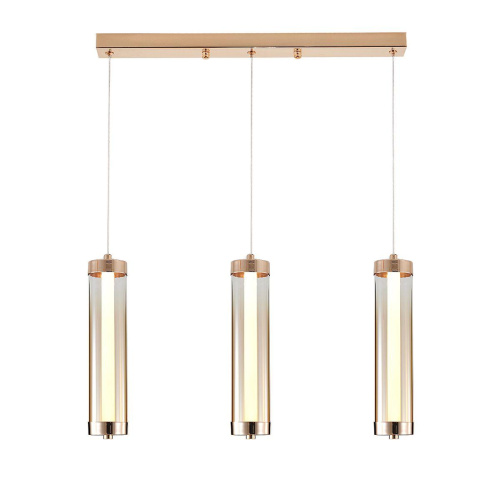 Подвесной светодиодный светильник Indigo Rilucente 11061/3P Gold V000150L