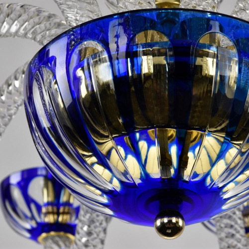 Подвесная люстра Bohemia Ivele 1308/10/240 G Cl/Clear-Blue/H-1H Подвесная люстра Bohemia Ivele 1308/10/240 G Cl/Clear-Blue/H-1H