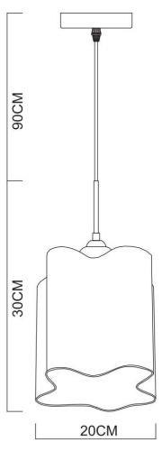 Подвесной светильник Arte Lamp Serenata A3458SP-1AB