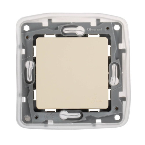 Переключатель одноклавишный Legrand Etika 10A 250V слоновая кость 672300