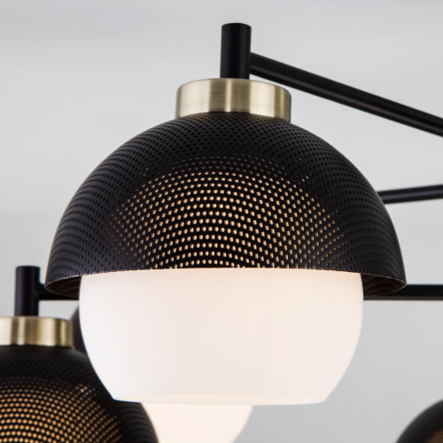 Потолочная люстра Eurosvet 70106/8 черный Потолочная люстра Eurosvet 70106/8 черный