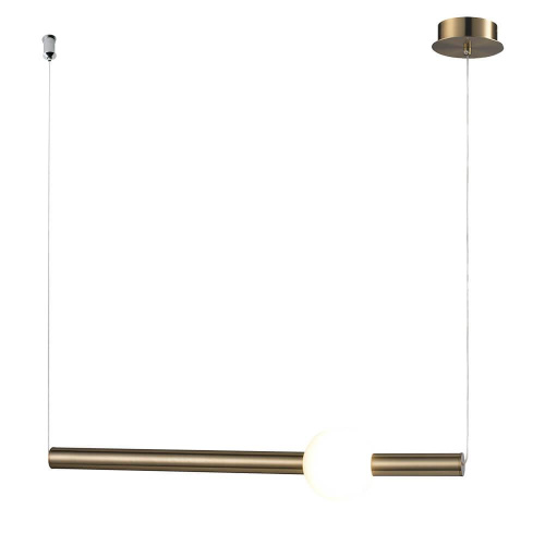 Подвесной светодиодный светильник Lumien Hall Greniya LH8023/1PC-GD-WT Подвесной светодиодный светильник Lumien Hall Greniya LH8023/1PC-GD-WT