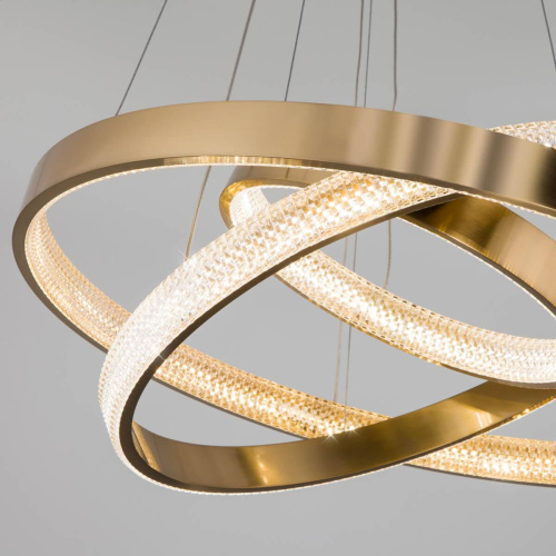 Подвесной светодиодный светильник Eurosvet Smart Posh 90276/3 медный Подвесной светодиодный светильник Eurosvet Smart Posh 90276/3 медный