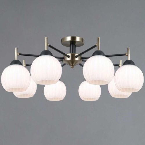 Светильник потолочный Illumico IL0579-8CSQ-25 BK AB TRENTO