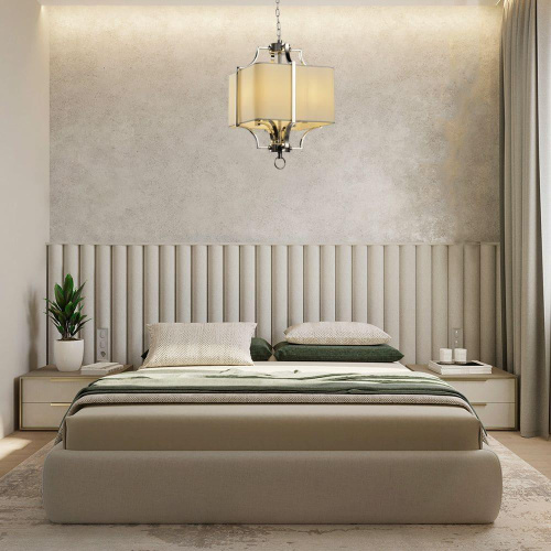 Подвесная люстра Lumien Hall Адельфия LH1047/4P-NK-WT Подвесная люстра Lumien Hall Адельфия LH1047/4P-NK-WT