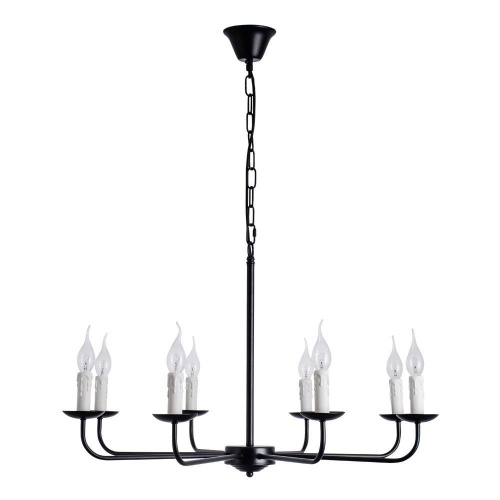 Подвесная люстра Arte Lamp Graff A1857LM-8BK Подвесная люстра Arte Lamp Graff A1857LM-8BK