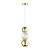 Подвесной светодиодный светильник Odeon Light Crystal 5008/7LA