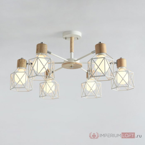 Потолочная Люстра Corf B3 White 8 Lamps By Imperiumloft