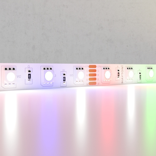 Светодиодная лента Maytoni Technical 14,4W/m 60LED/m 5050SMD RGB/холодный белый 5M 10178 Светодиодная лента Maytoni Technical 14,4W/m 60LED/m 5050SMD RGB/холодный белый 5M 10178
