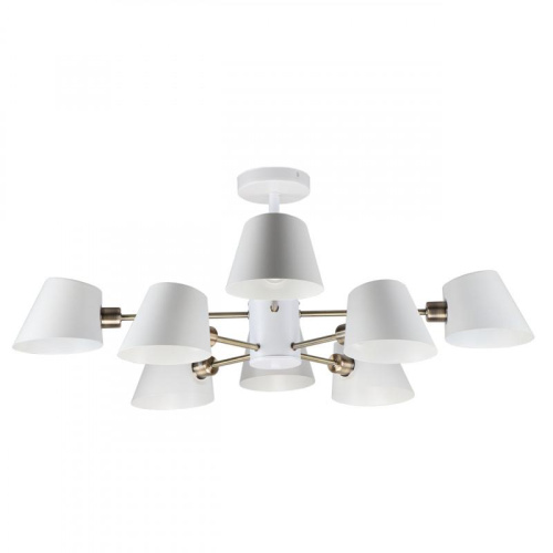 Потолочная люстра IMEX MD.9130-8-S WH+AB Потолочная люстра IMEX MD.9130-8-S WH+AB