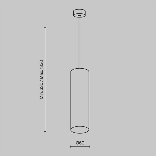 Подвесной светильник Maytoni Technical Focus P075PL-01MG Подвесной светильник Maytoni Technical Focus P075PL-01MG