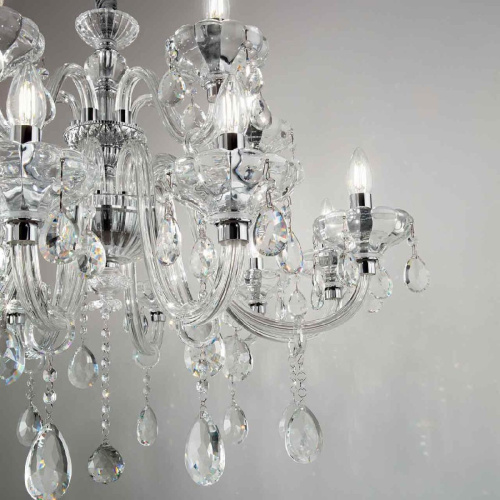Подвесная люстра Ideal Lux Continental SP12 207483 Подвесная люстра Ideal Lux Continental SP12 207483