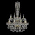 Подвесная люстра Bohemia Ivele 1409/10+5/195/h-83/2d/G