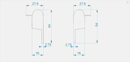 Заглушка Deko-Light End Cap R-EL-03-10 Set 2 pcs 979710