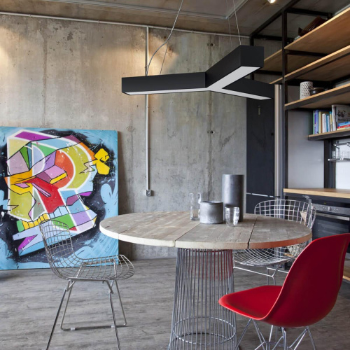 Подвесной светодиодный cветильник Geometria ЭРА Igrek SPO-143-B-40K-056 56Вт 4000К черный Б0050571 Подвесной светодиодный cветильник Geometria ЭРА Igrek SPO-143-B-40K-056 56Вт 4000К черный Б0050571