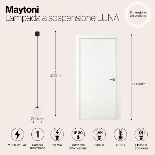 Подвесной светильник Technical P039PL-5W4K-10-B Подвесной светильник Technical P039PL-5W4K-10-B