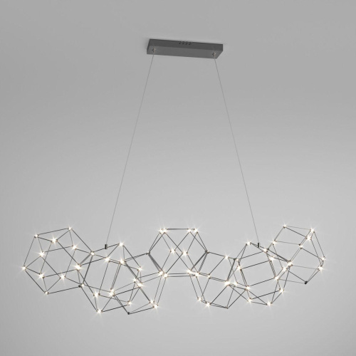 Подвесной светодиодный светильник Eurosvet Uma 90168/7 черный жемчуг Подвесной светодиодный светильник Eurosvet Uma 90168/7 черный жемчуг