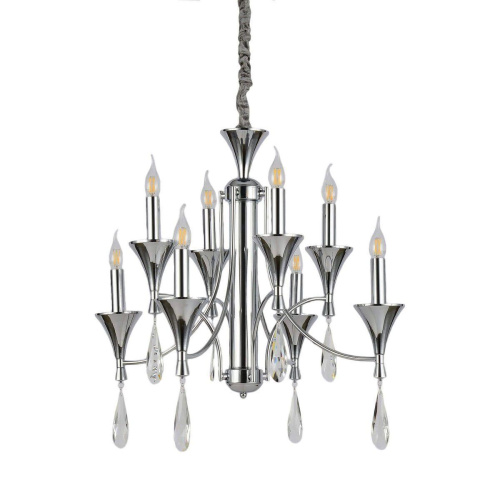 Подвесная люстра Lumina Deco Libero LDP 1230-8 CHR Подвесная люстра Lumina Deco Libero LDP 1230-8 CHR