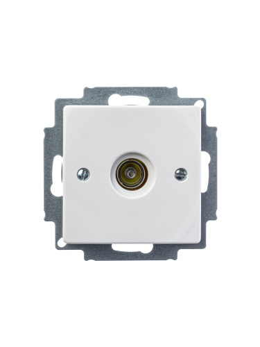 Розетка TV Basic55 альпийский белый 2CKA001724A4276