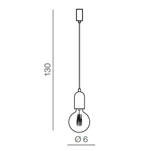 Подвесной светильник Azzardo Volta 1 AZ2384